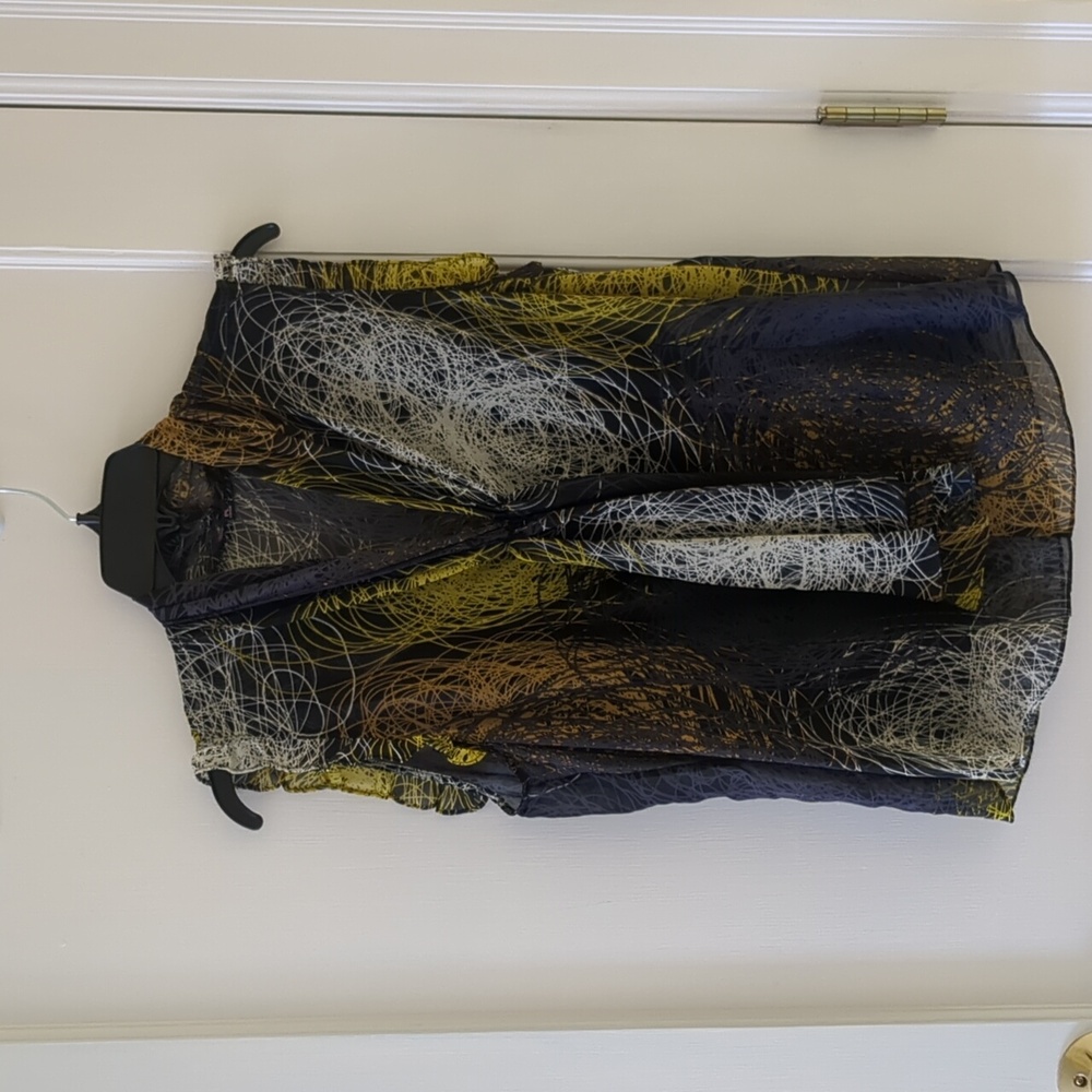 GIANETTA ABSTRACT PRINT BLOUSE